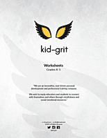 kid-grit WORKSHEET BOOKLET (6-12th)