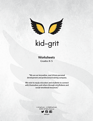 kid-grit WORKSHEET BOOKLET (6-12th) kid-grit WORKSHEET BOOKLET (6-12th)