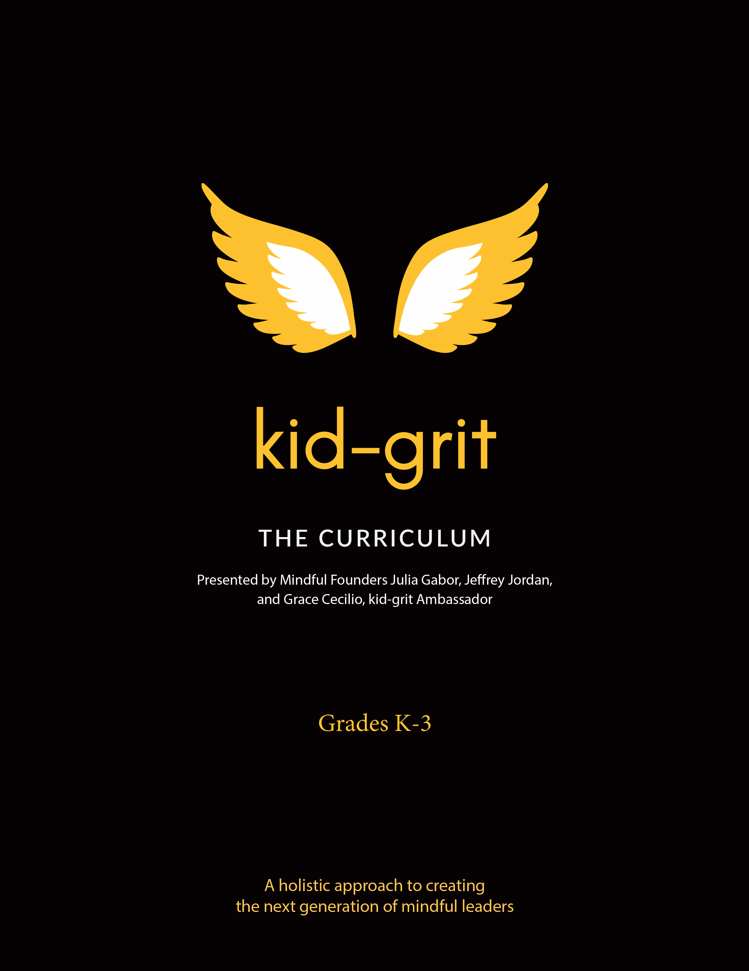 kid-grit Curriculum Grades K-3 Vol. 1- 15% Holiday Sale (12/7/21-1/7/22)